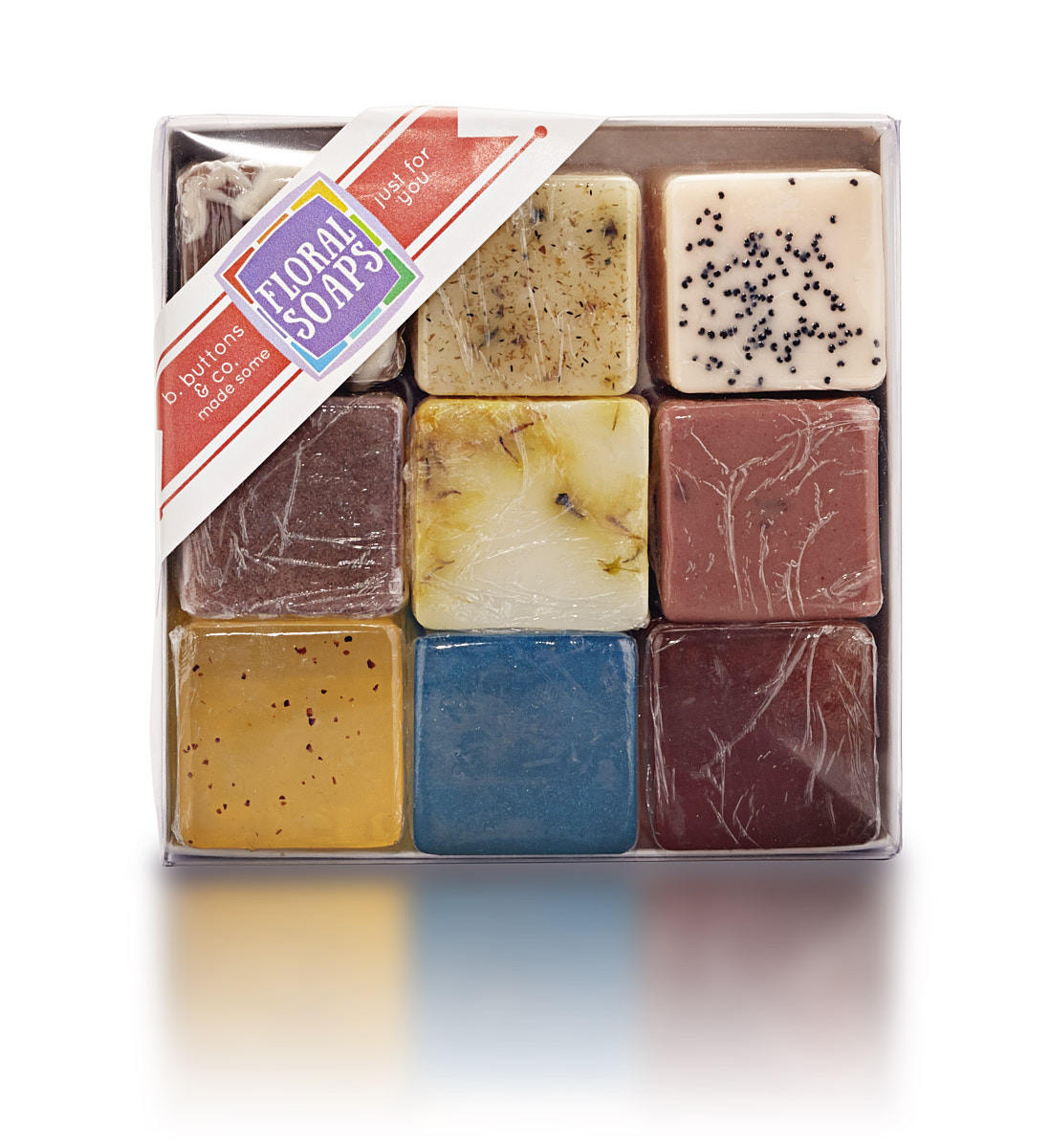Floral Soaps Gift Set Unique Gift for Women Nine Happy