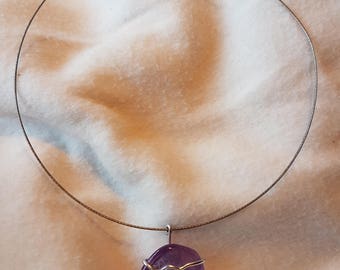 Necklace with Amethyst Pendant