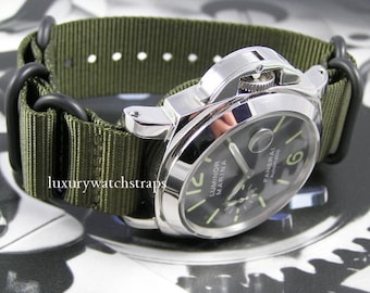 Superb ballistic nylon Zulu G10 Nato® watch strap for Panerai RXW PAM 22mm 24mm Watch