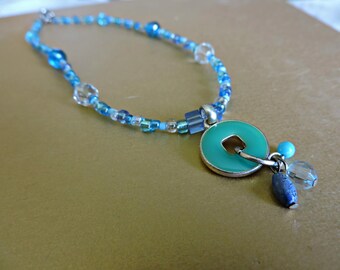 Beach Goddess Teal Necklace