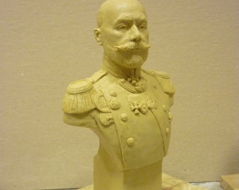 Portrait statue, sculpture, bust of famous people