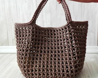 Tote bag, Shopping bag, Grocery bag, Market bag, Large bag, Beach bag, Modern bag, Rope bag, Stylish shopping bag, Eco friendly bag