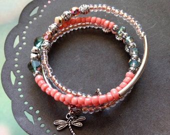Spring Dragonfly Bracelet