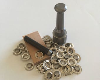 No. 3 ( 7/16" ) Grommet Kit With Nickel Grommets