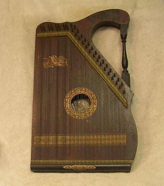 Antique Mandolin Guitar American Music Co. Original