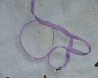 Plain 4mm purple Silk Ribbon