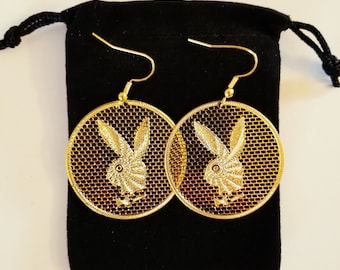 Playboy Bunny earrings