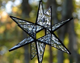 Stained Glass Moravian Star