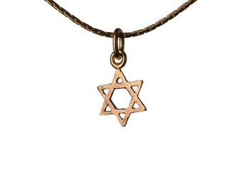 Star Of David 14K Gold Filled Pendant Necklace Dainty Simple Jewellery Magen David Necklace Handmade Free UK delivery GP29
