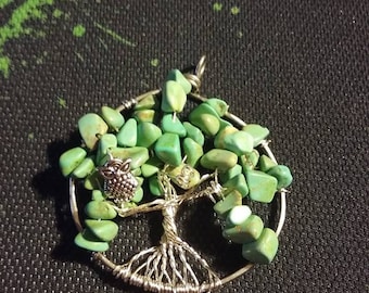 Tree Of Life Pendant with Owl bead