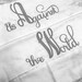 Pillow cases personalized - Set of 300 ct - Cotton Pillow cases - Mr and Mrs embroidered - Shower Gift - Wedding - Christmas