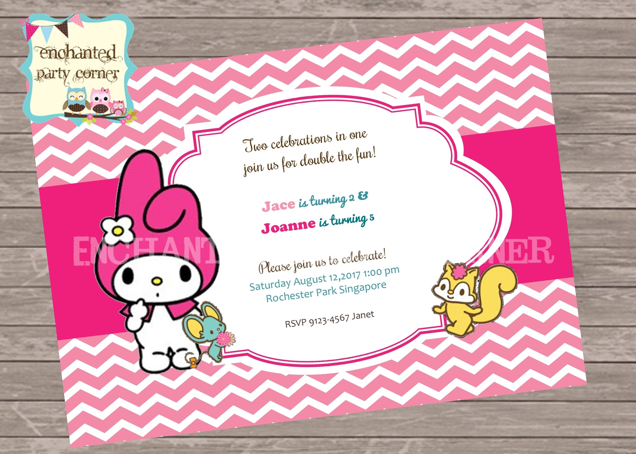 cute-my-melody-birthday-invite-card