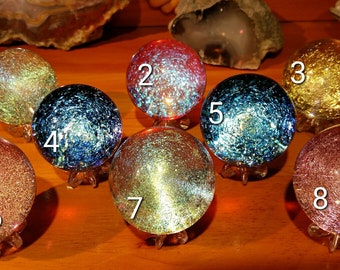 New Dichroic Galaxy Marble Series!