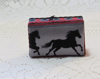 Southwest Horse Dollhouse Ottoman