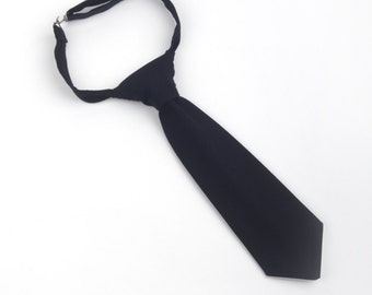 black neck tie