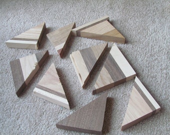 70 piece scrap Triangles and squares cutoffs