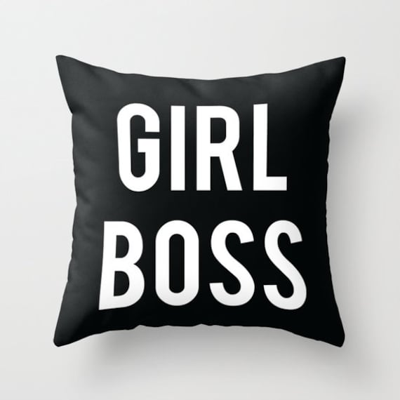 Girl Boss Pillow | Throw Pillow | Pillow Case | Pillow Cover | Office Decor | Home Decor | Statement Pillow
