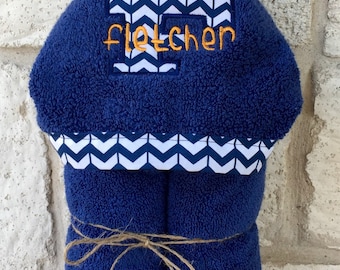 Personalized Hooded Towel over 200 fabric choices
