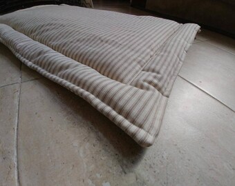 Dog crate pad, dog bed, crate pad, neutral colors, dog pad