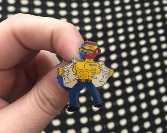 Simpsons enamel pin Groundskeeper Willy
