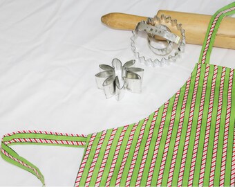 Candy Cane Stripes Child Apron
