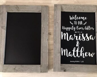 Barnwood Custom Chalkboard