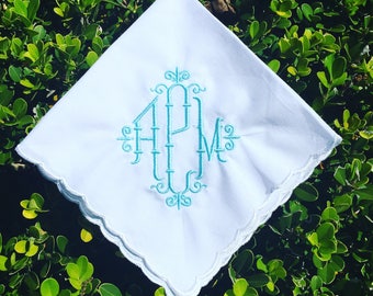 Monogrammed Handkerchief