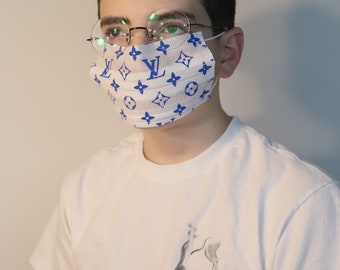 louis vuitton inspired face mask etsy Louis vuitton | Etsy