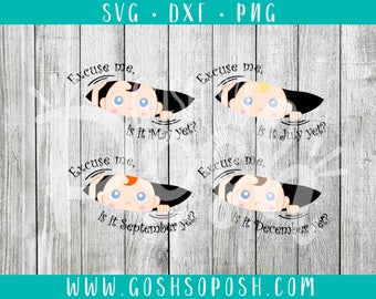 Download Peeking Baby SVG Peekaboo Life Cartoon Pregnant Woman Mom