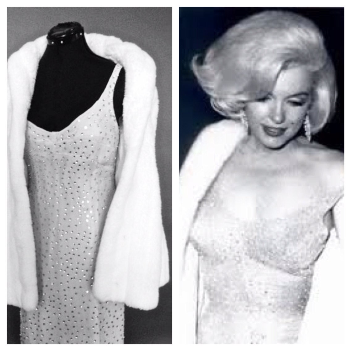 Marilyn Monroe Replica Dress Happy Birthday Mr. President