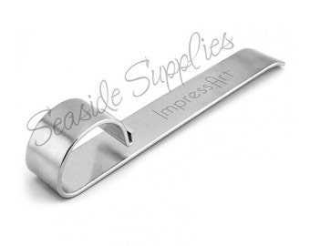 ImpressArt Bracelet Bending Bar, Impress Art Bracelet Maker, Bends Metal Strips for Easy Bracelets! Use with Aluminum, Pewter, Brass, etc!