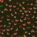 Heather Ross Tiger Lily Mud Butterflies cotton quilt fabric - one yard or by the yard