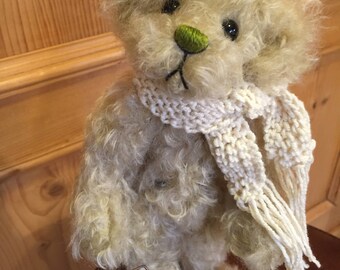 DADDY-0 & LITTLE GUY: a pair of handmade artist teddy bears from Jazzbears