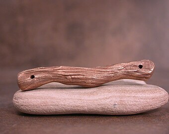 Bronze Metal Clay, Rustic Branch Twig Stick Connector, Sticks & Stones Series, Divine Spark Designs, SRA