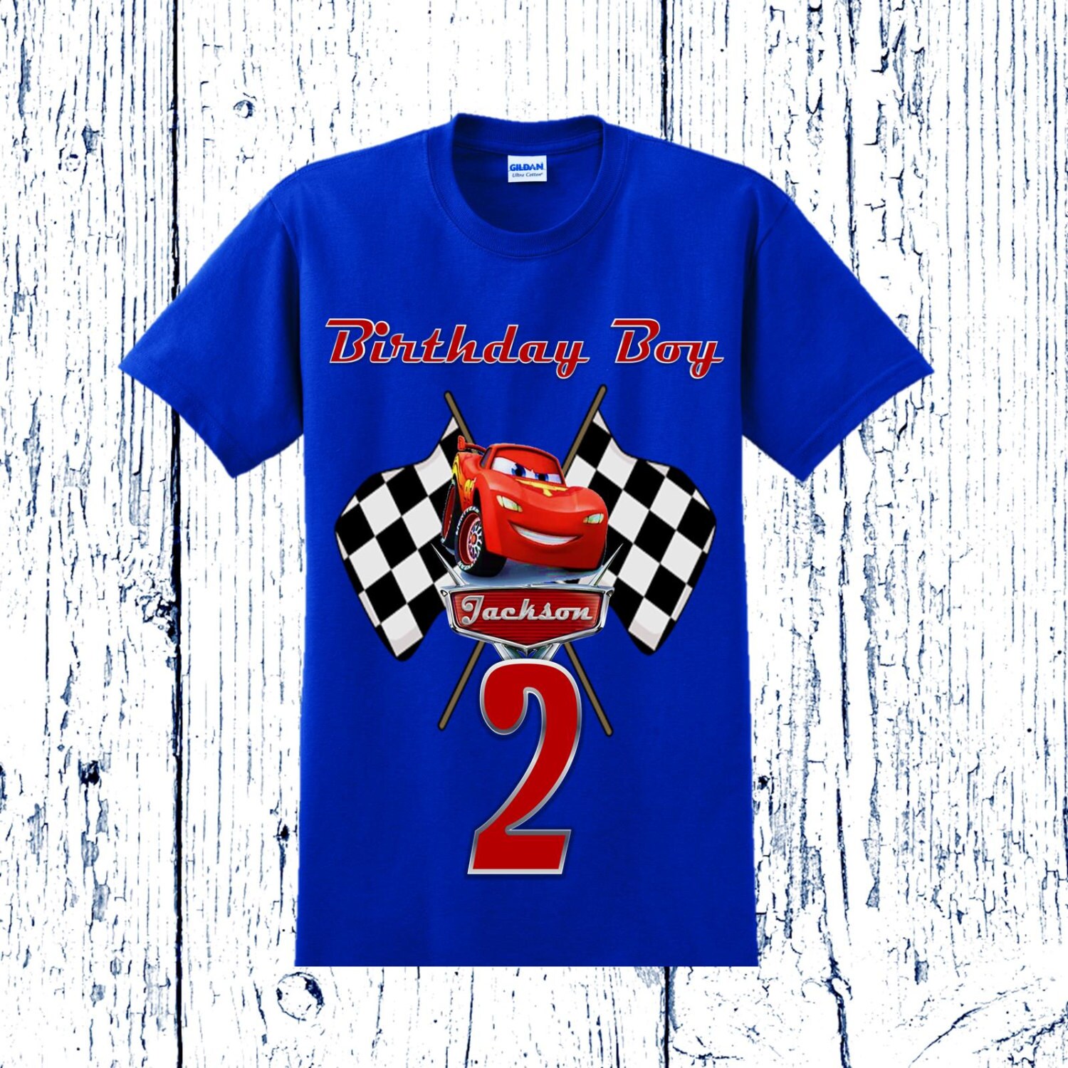 lighting mcqueen birthday shirt