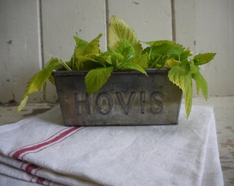 Salvaged Vintage Hovis Loaf Tin - Circa 1950s - Loaf Pan - Vintage Loaf Tin - Baking Tin - Vintage Loaf Pan - Baking Pan - Hovis Loaf Tin