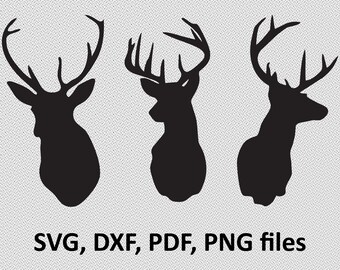 Deer SVG/ Deer DXF/ Deer Clipart/ Svg Files, printing design, png, pdf, DXF, Deer vector, Insta Download