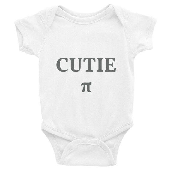 Cutie Pie Funny Nerdy Babies onesie Baby shower gift idea Infant Bodysuit
