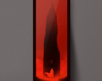 The Dark Tower Art Print, Gunslinger Poster Design
