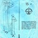 1930s Bust 38 Misses Nightgown Vintage Sewing Pattern Yoke Advance 902 c 1933 - 1934 30s