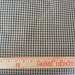 Destash- Small Black and Tan Check Polyester Blend Fabric Yardage