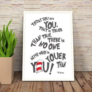 Dr seuss poster | Etsy