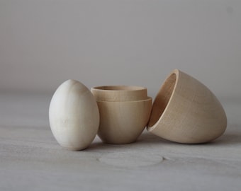 Wooden Eggs / Educational Toy / Montessori Toy