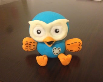 Hoot The Owl - Giggle And Hoot edible fondant cake topper ABC4kids