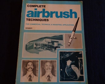 Vintage book Airbrush techniques 1974
