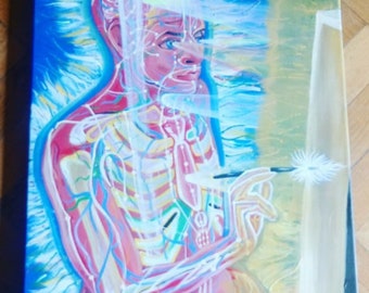 Alex Grey Study Painting