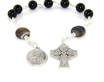 Saint Peter & Saint Paul Anglican Pocket Rosary, Christian Prayer Beads