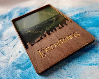 Lord Of The Rings Wooden Magnet