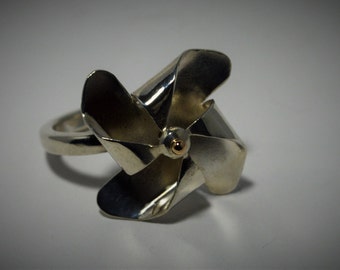 Sterling Silver Pinwheel