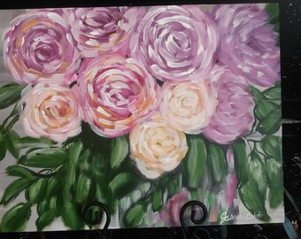 Impresionist abstract roses